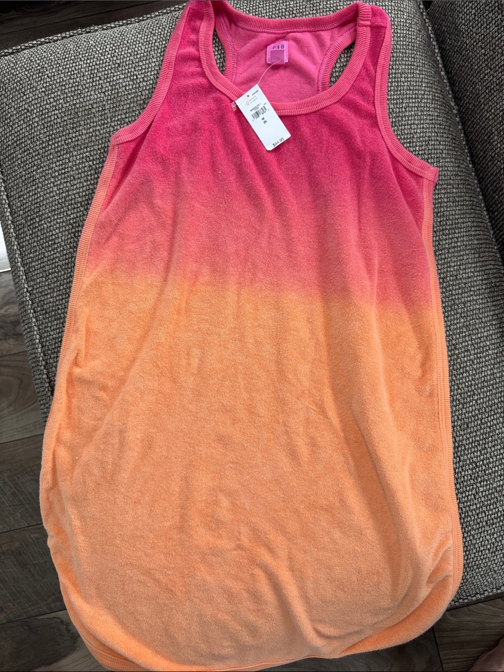 GAP Pink to Orange Ombre Kids Swim Coverup
